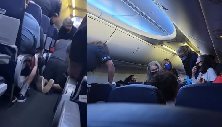 وفاة شخص على متن طائرة