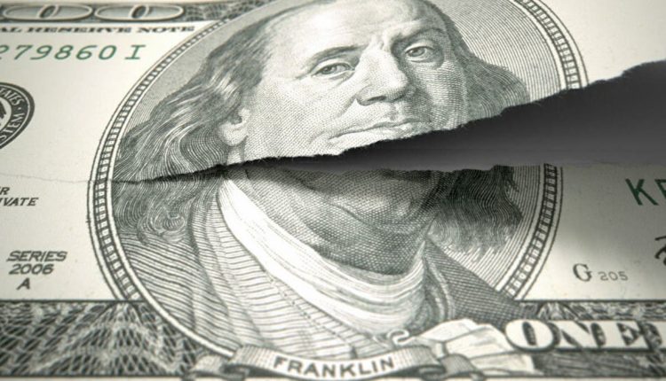 هبوط الدولار