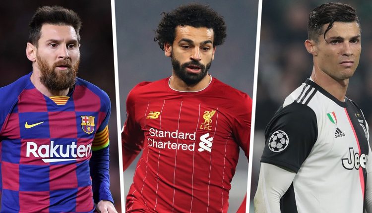 محمد صلاح وميسي ورونالدو