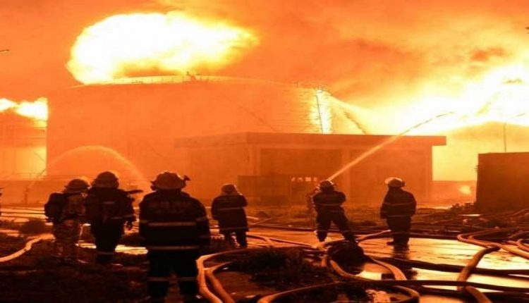 حريق العبور