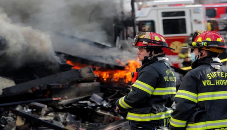 حريق في نيويورك