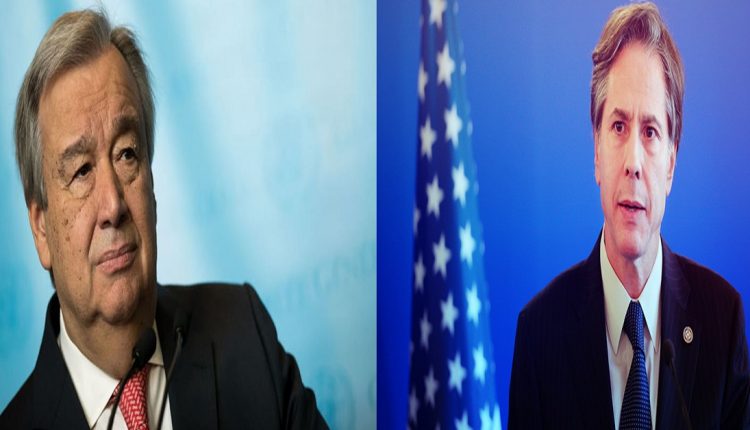 بلينكن وغوتيريش