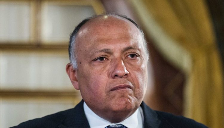 سامح شكري- وزير الخارجية المصري