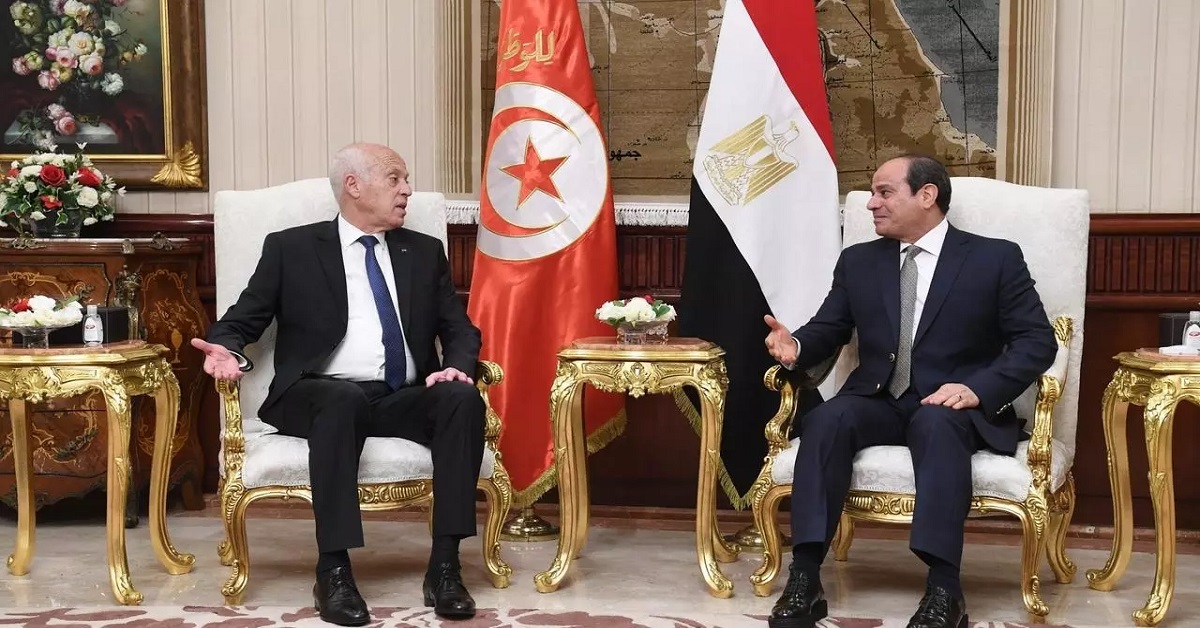 الرئيس التونسي قيس سعيد مصر