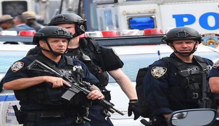 الشرطة الامريكية وامرأة