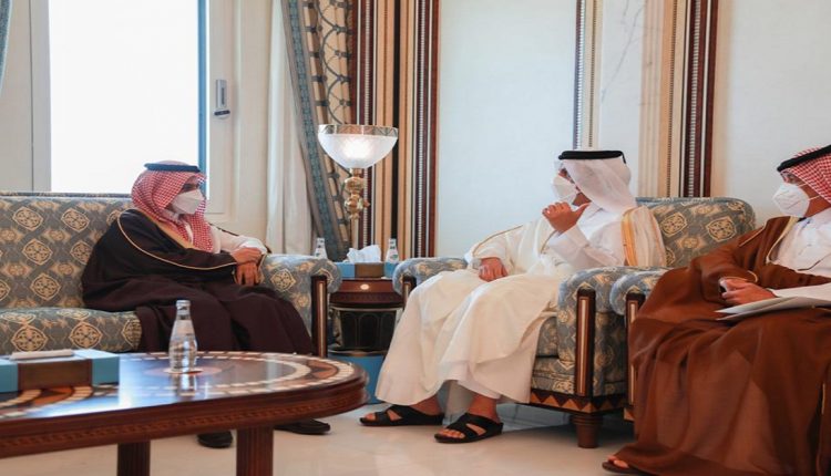 وزيرا خارجية قطر والسعودية