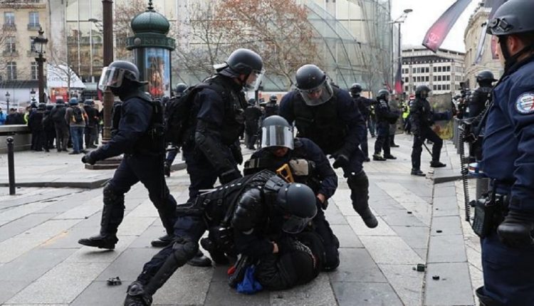الشرطة الفرنسية اعتقال عصابة