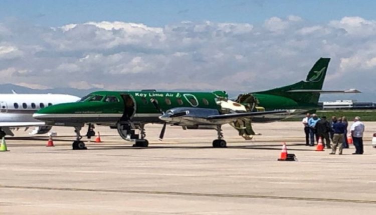 تصادم طائرتين