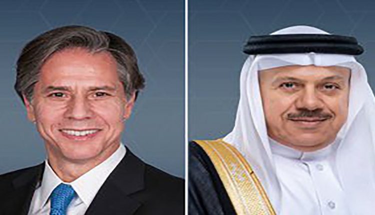 وزير الخارجية الأمريكي ونظيره البحريني