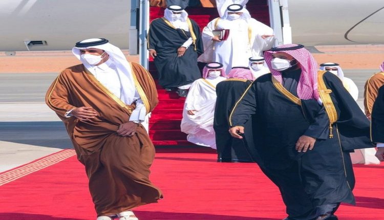 أمير قطر وولي العهد السعودي