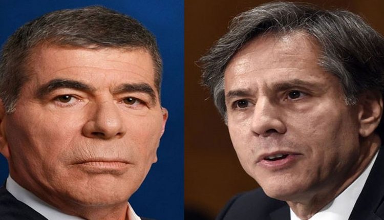 بلينكن ووزير الخارجية الإسرائيلي