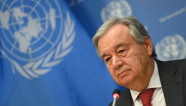الأمين العام للأمم المتحدة أنطونيو غوتيريس