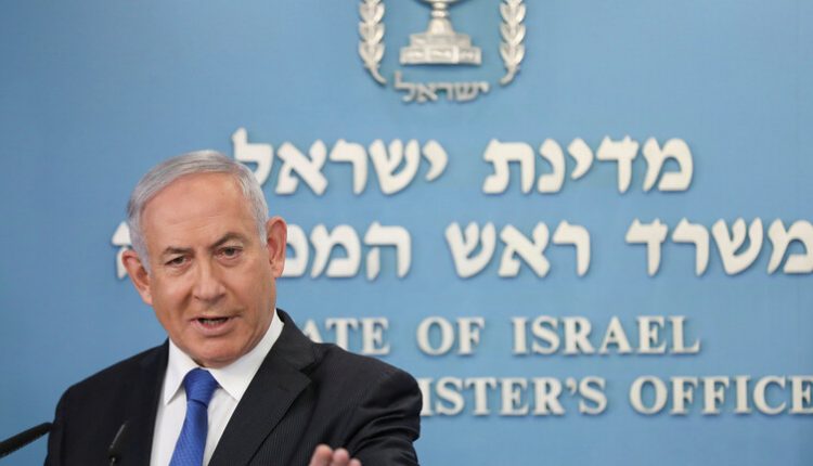 رئيس الوزراء الإسرائيلي بنيامين نتنياهو