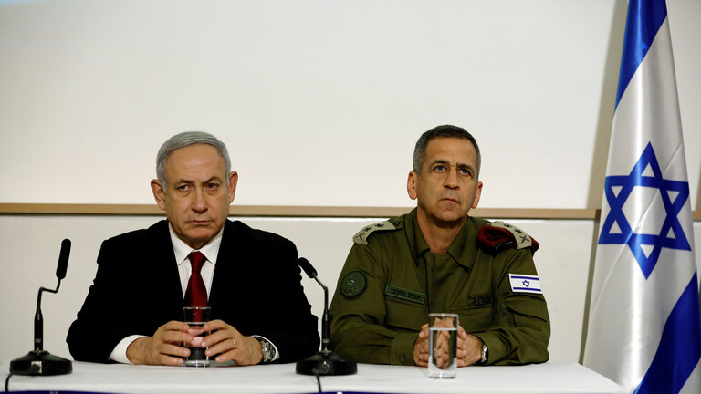 نتنياهو ورئيس أركان الجيش الإسرائيلي أفيف كوخافي
