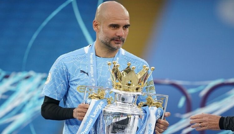 مدرب مانشستر سيتي، الإسباني بيب غوارديولا