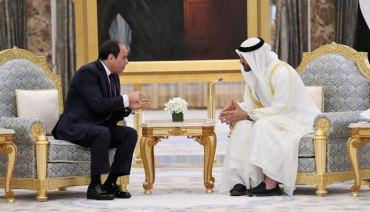 الشيخ محمد بن زايد آل نهيان والرئيس المصري عبدالفتاح السيسي- أرشيفية