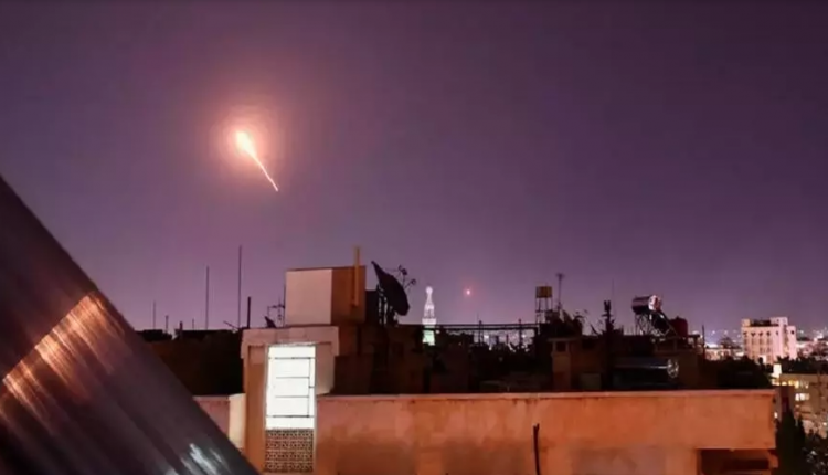 الدفاع الجوي السوري يتصدى لقصف إسرائيلي. أرشيف