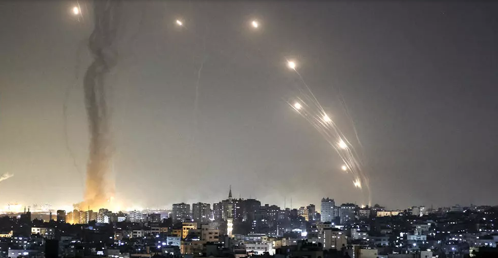 إطلاق صواريخ من قطاع غزة باتجاه إسرائيل