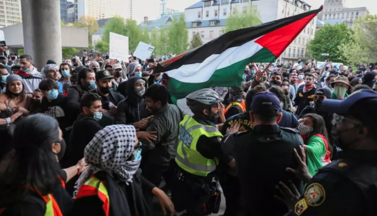 مظاهرات في تورنتو - كندا دعما لفلسطين