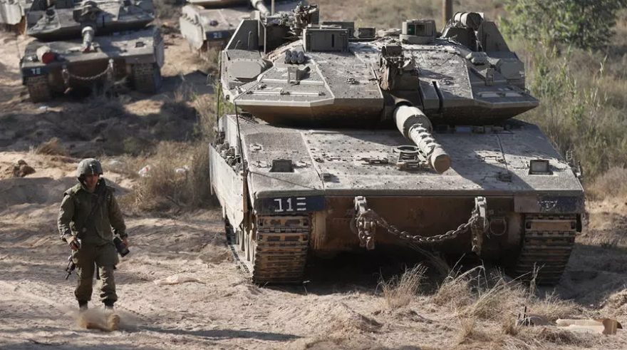 الجيش الإسلاائيلي قرب قطاع غزة