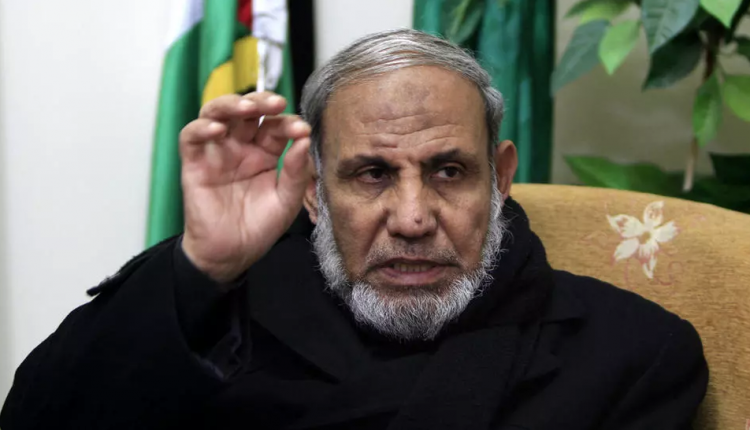 القيادي في حركة حماس محمود الزهار في غزة