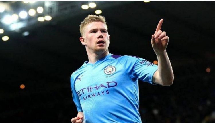 قائد مانشستر سيتي الإنجليزي الدولي البلجيكي كيفن دي بروين