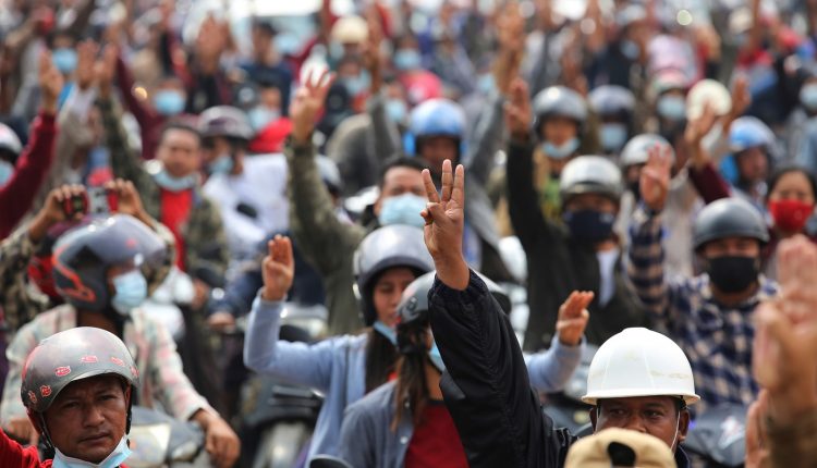 احتجاجات ميانمار