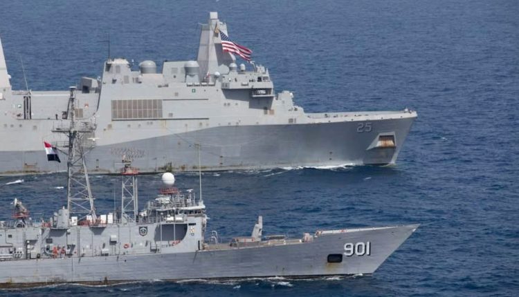 تدريبات بحرية مشتركة مصرية - أمريكية بنطاق البحر الأحمر