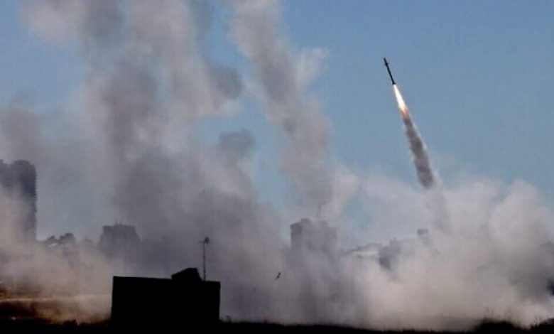 هجوم صاروخي على إسرائيل