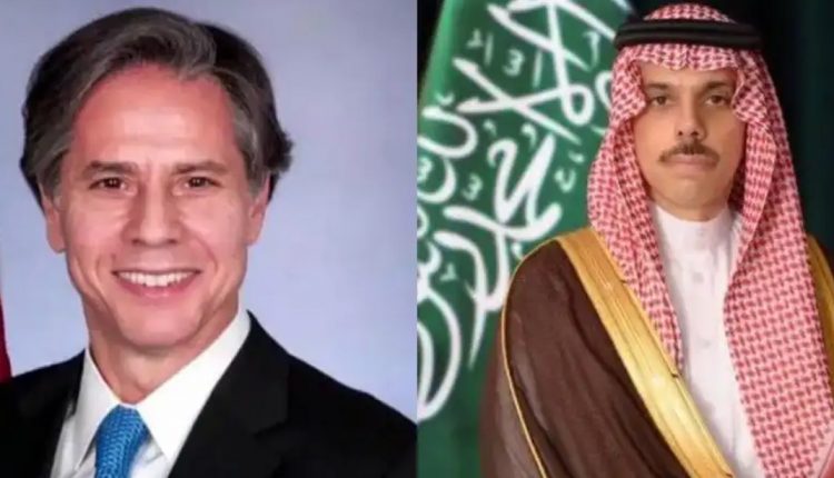 وزير الخارجية السعودي ونظيره الأمريكي