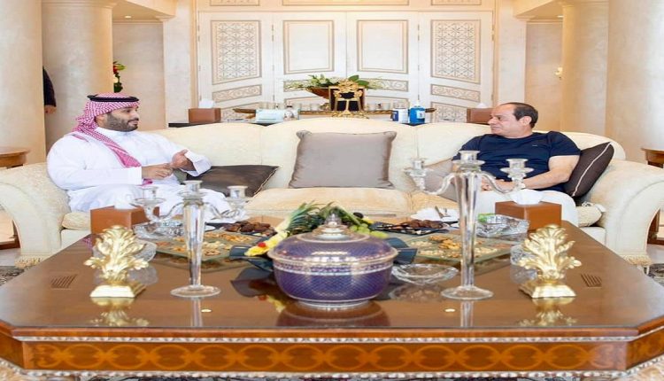 السيسي وولي العهد السعودي