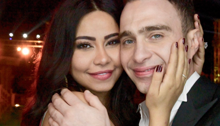 المطربة شيرين عبد الوهاب وزوجها المطرب حسام حبيب