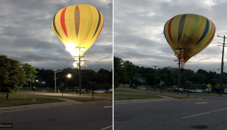 انفجار منطاد