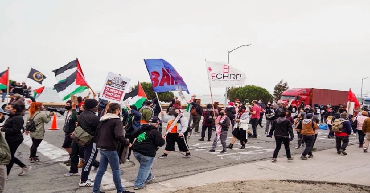تظاهرات - كاليفورنيا