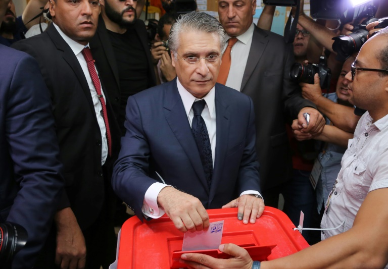المرشح السابق للانتخابات الرئاسية في تونس نبيل القروي انيس ميلي