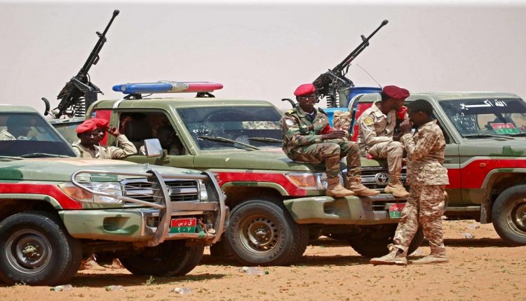 قوات عسكرية على الحدود السودانية