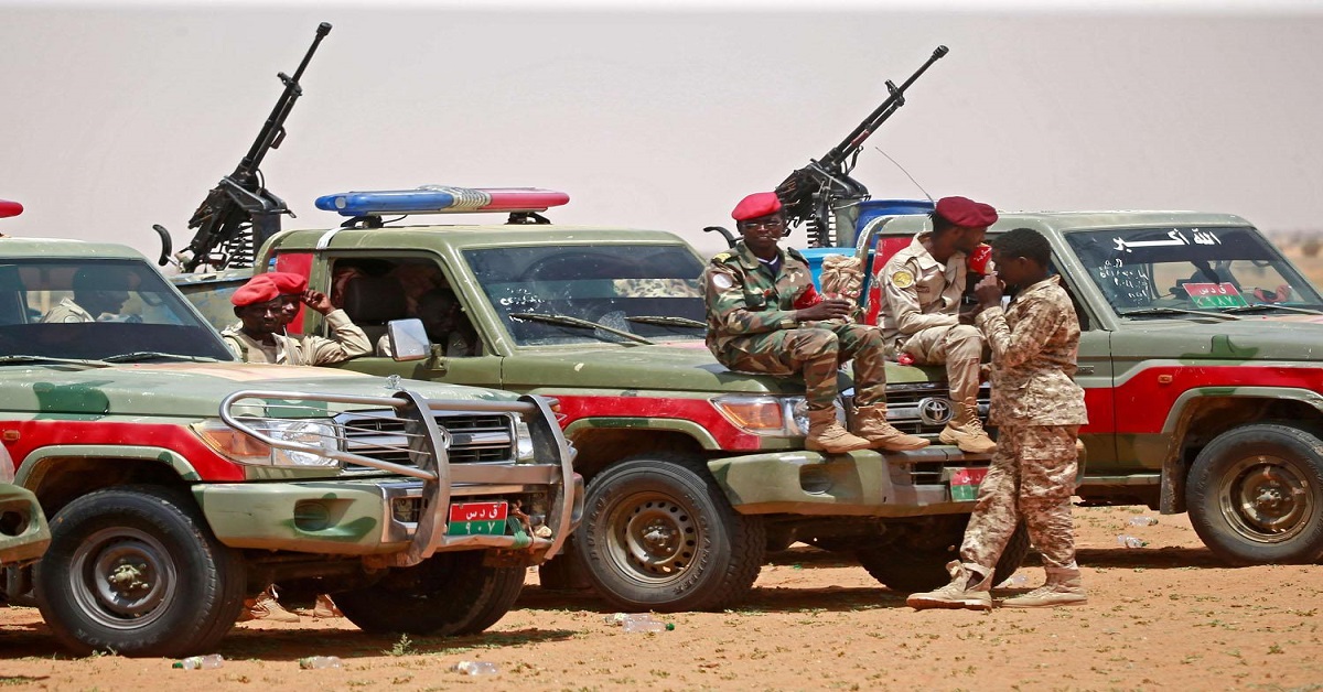 قوات عسكرية على الحدود السودانية