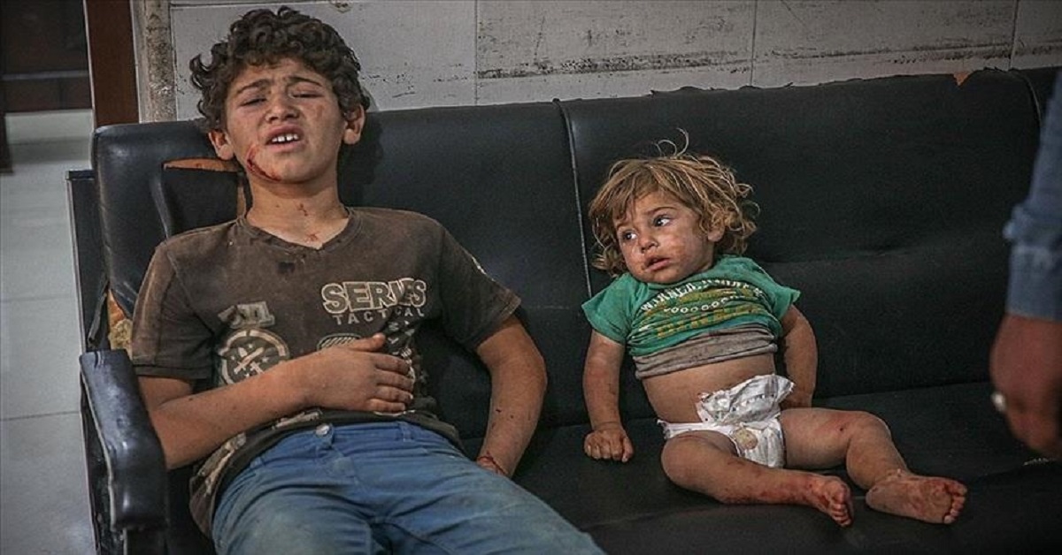 ضحايا الغارة الروسية في إدلب