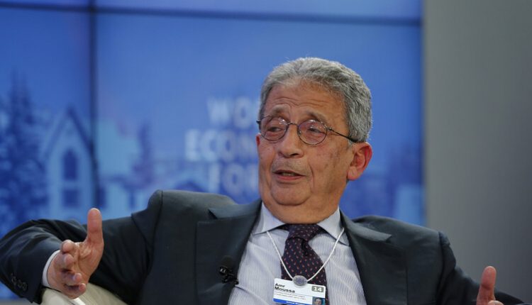 عمرو موسى، الأمين العام الأسبق لجامعة الدول العربية