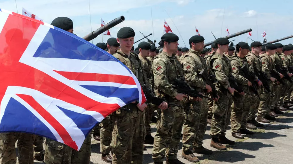 جنود الجيش البريطاني في جورجيا