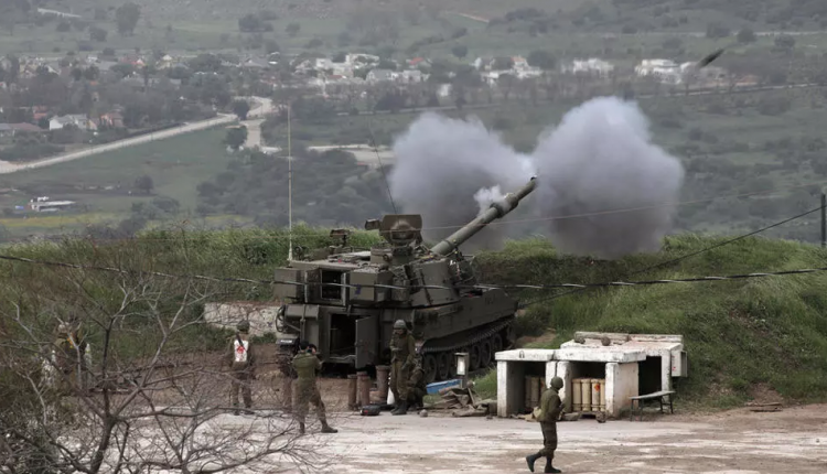 الجيش الإسرائيلي خلال مناورات قرب هضبة الجولان المحتلة