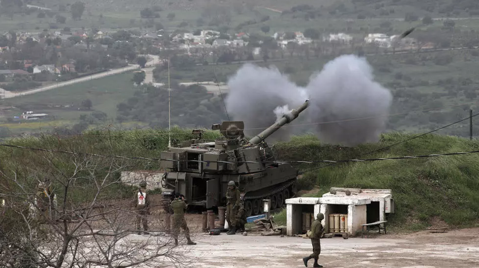 الجيش الإسرائيلي خلال مناورات قرب هضبة الجولان المحتلة
