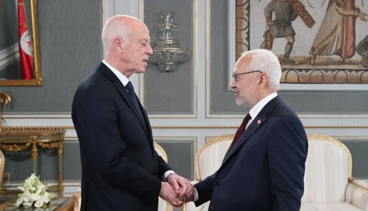 قيس سعيد والغنوشي