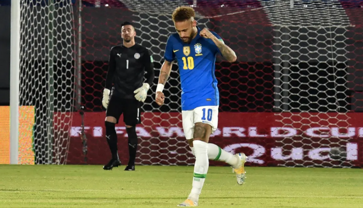 نيمار سجل 11 هدفاً مع المنتخب البرازيلي في تصفيات كأس العالم