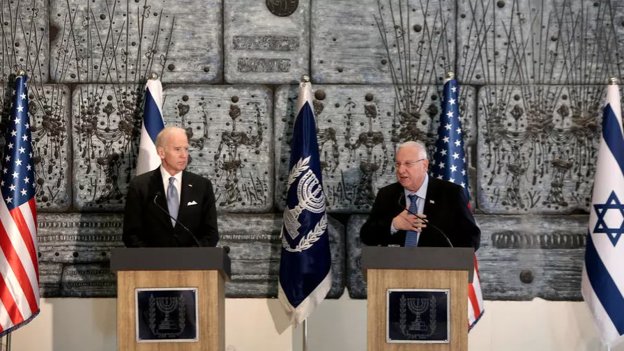 لقاء سابق بين الرئيس الأمريكي ونظيره الإسرائيلي
