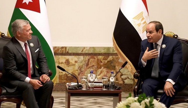 السيسي والملك عبد الله