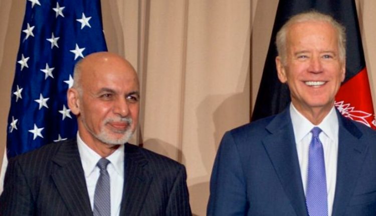 بايدن والرئيس الافغاني