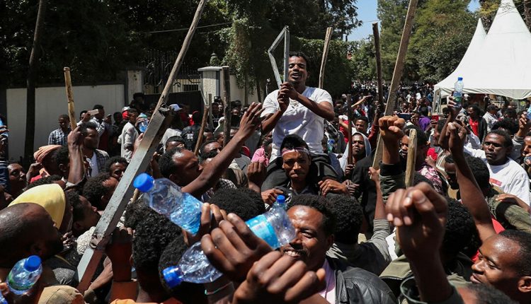 مظاهرات إثيوبيا أمريكا