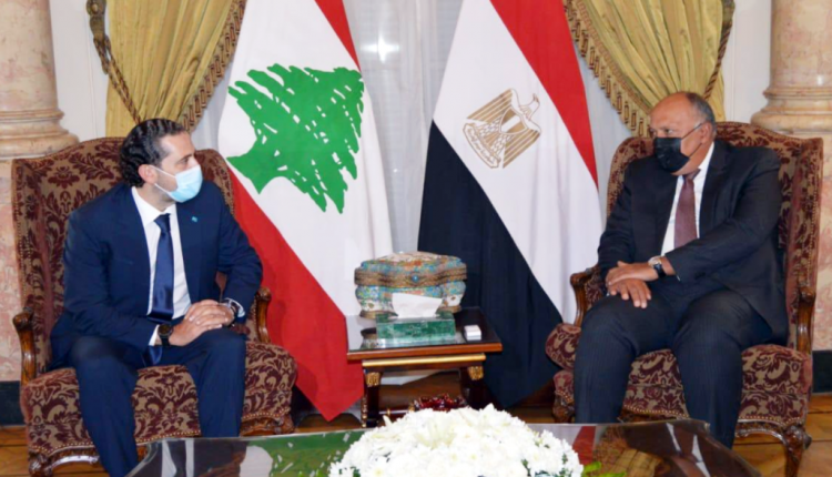 سعد الحريري وسامح شكري