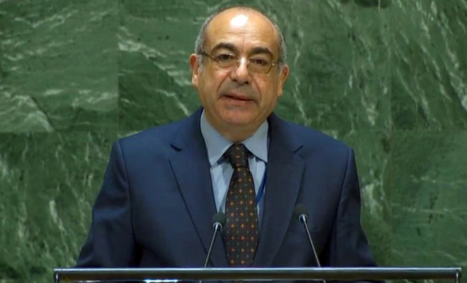 السفير محمد إدريس، مندوب مصر الدائم في الأمم المتحدة